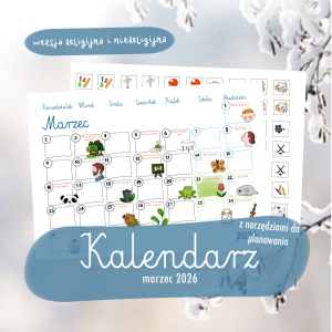 Rodzinny kalendarz na marzec 2026