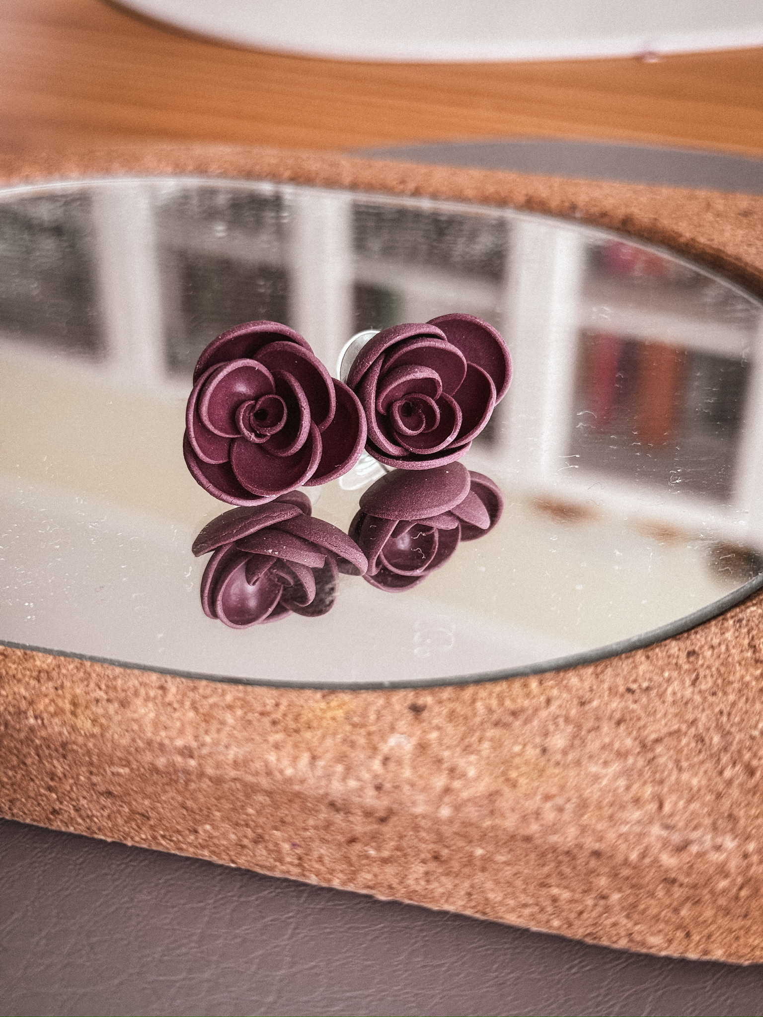 Rose Purple - kolczyki - obrazek 2