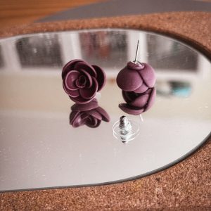 Rose Purple - kolczyki